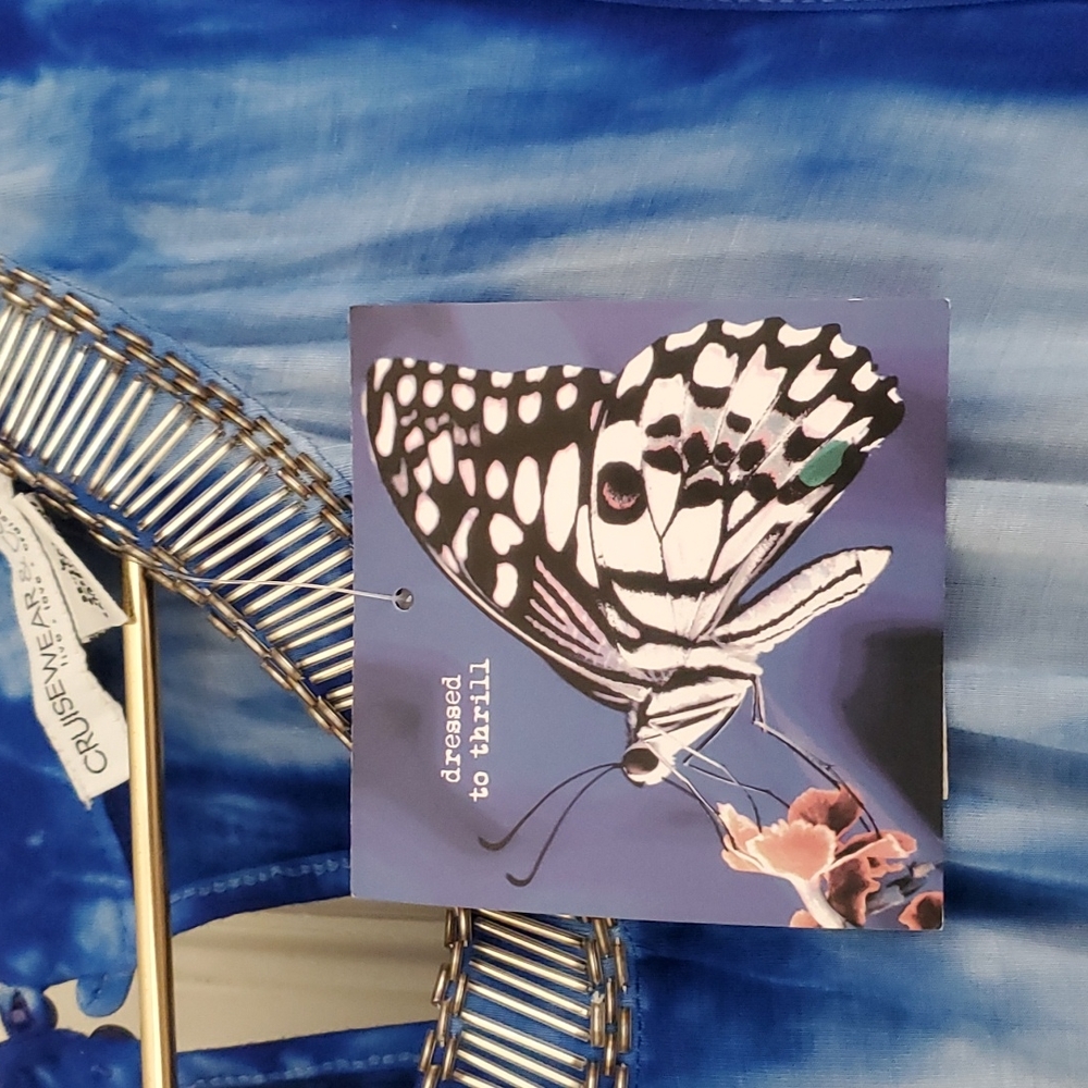 CruiseWear and Company blue tie dye dress - Picture 6 of 10